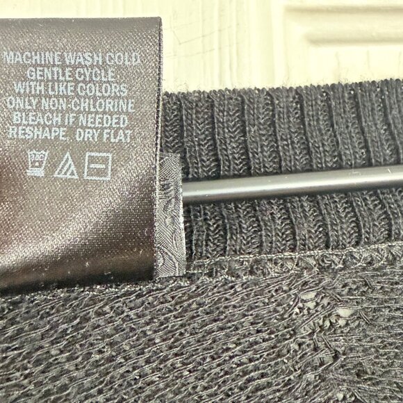 Y2K Blouse Womens Small Long Sleeve Vintage USA Red Orange Witchy Grunge Gothic - Picture 10 of 14